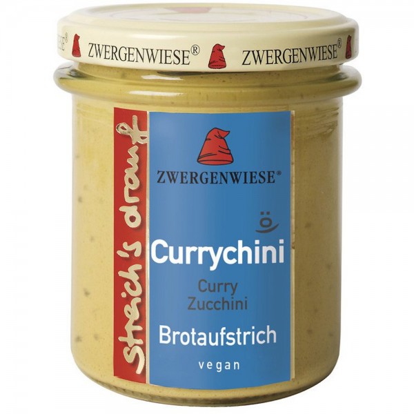 Crema tartinabila vegetala Currychini cu curry si zucchini fara gluten bio Zwergenwiese
